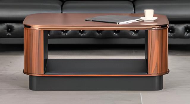 Couchtisch Braun Luxus Modern Rechteckig Einlegeboden …