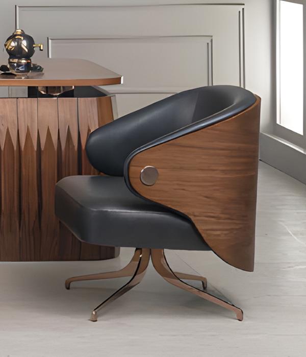 Büro Stühle Leder Sessel Stuhl Schwarz Bürostuhl Modern …