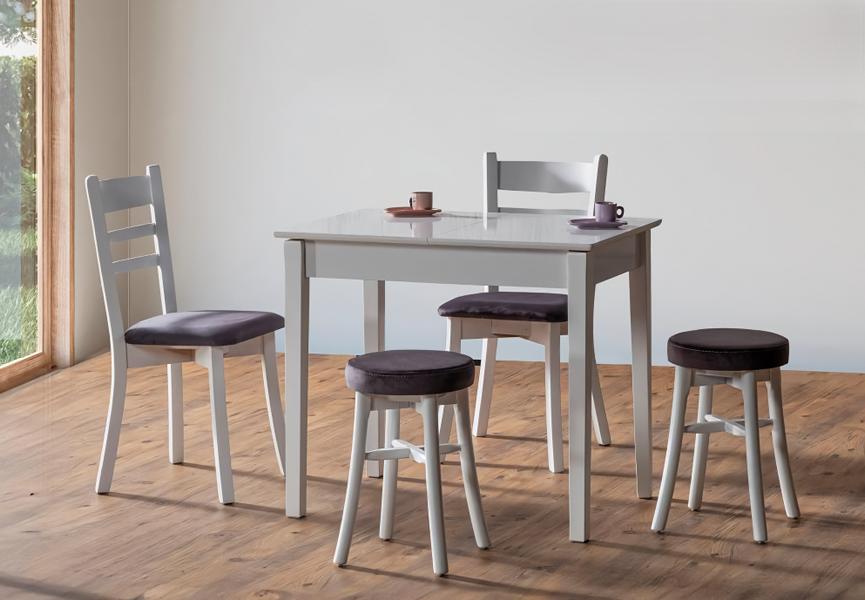Esszimmer Set 2x Hocker Hochwertig Garnitur Tisch 2x Stühle …