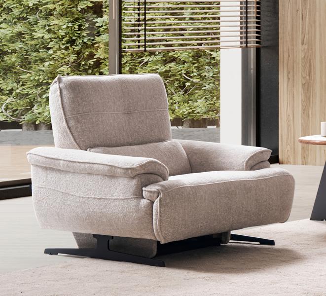 Beige Sessel Textil Wohnzimmer Einsitzer Wartezimmer Möbel …