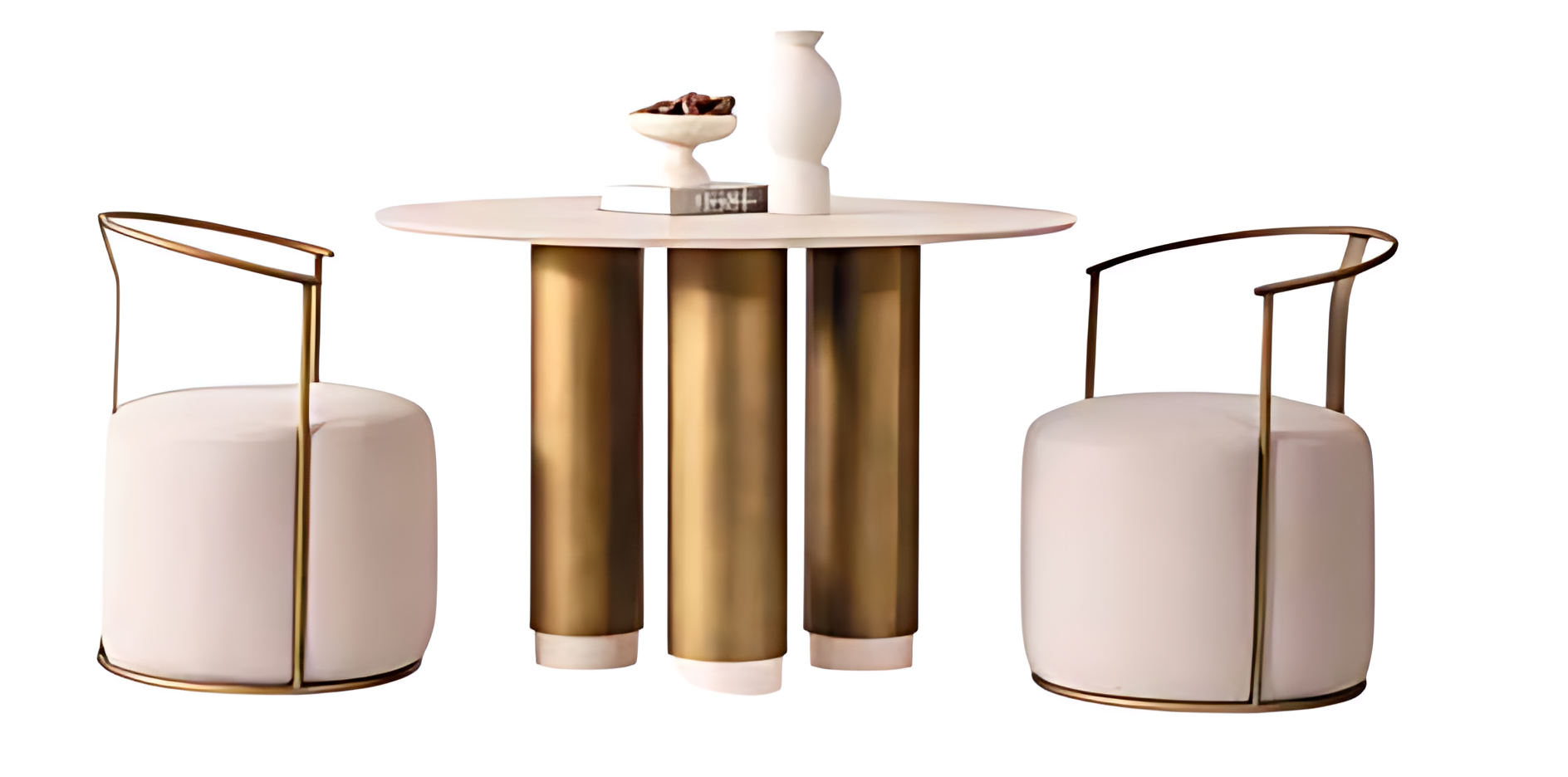 Set aus Tisch und 2 Stühlen für die Küche Bistro Rundtisch …