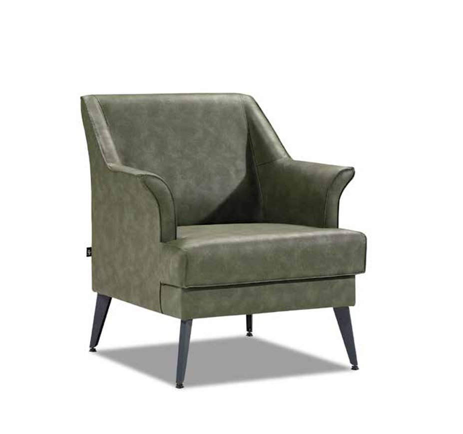 Sessel 1 Sitzer Wohnzimmer Moderne Design Möbel Grün Lounge …