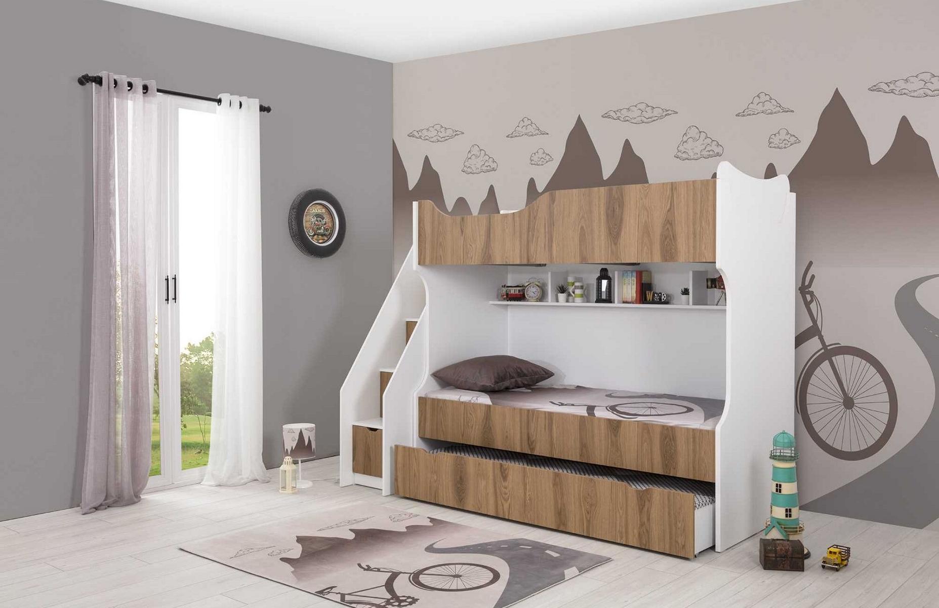 Kinderbett Etagenbett Bett Kindermöbel Weiß Garnitur …