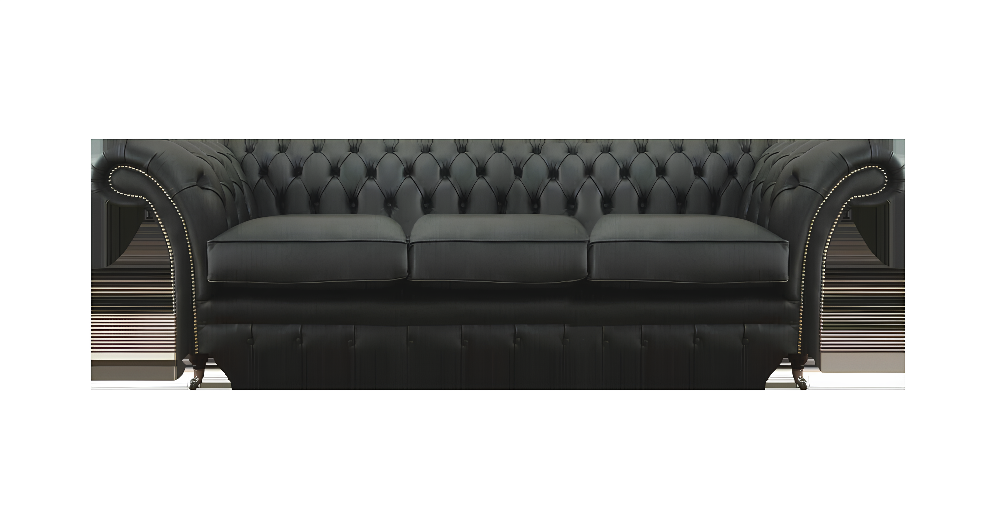 Wohnzimmer Polstermöbel Chesterfield Dreisitzer Sofa Textil Neu Einrichtung