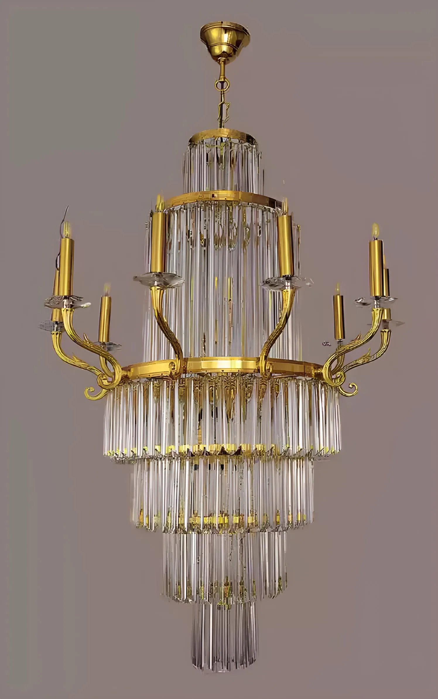 Kronleuchter moderner Pendelleuchte Wohnzimmer Luxus Luster Crystal