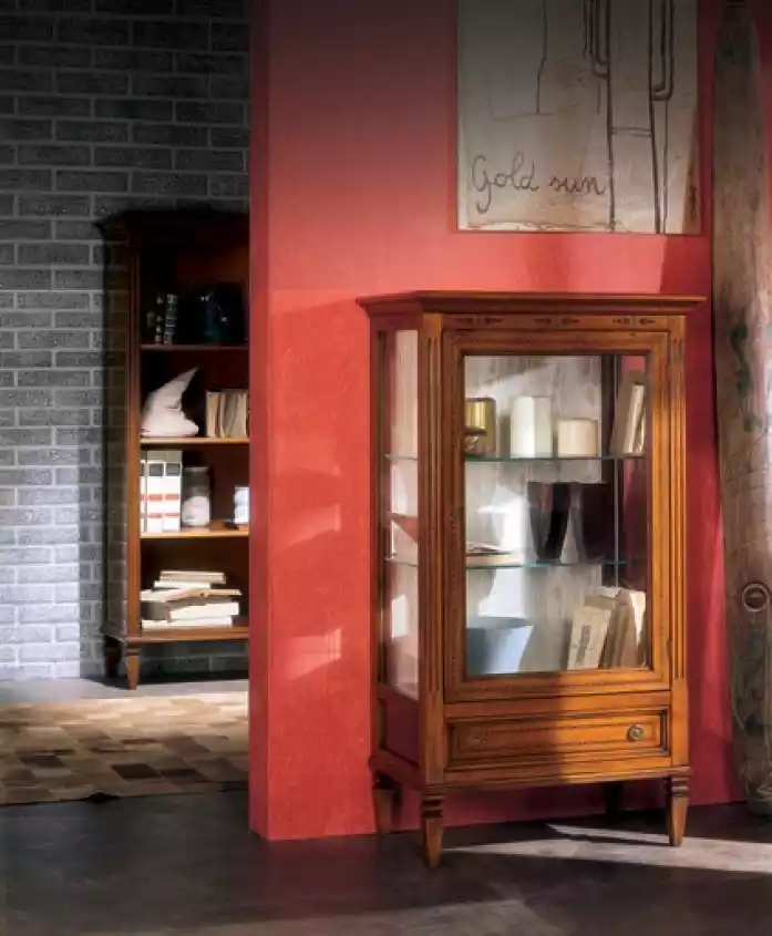 Massivholz Vitrinen Glas Schrank Vitrine Wohnzimmer Möbel …